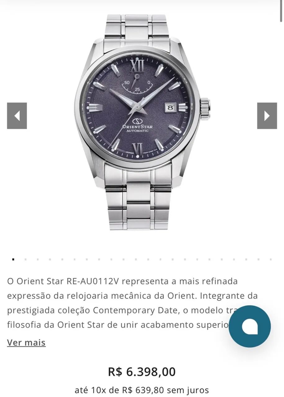 Relógio Orient Star Contemporary - Foto 5