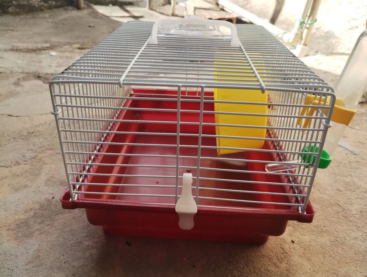 Gaiola pra hamster completa com roda e bebedouro  - Foto 2