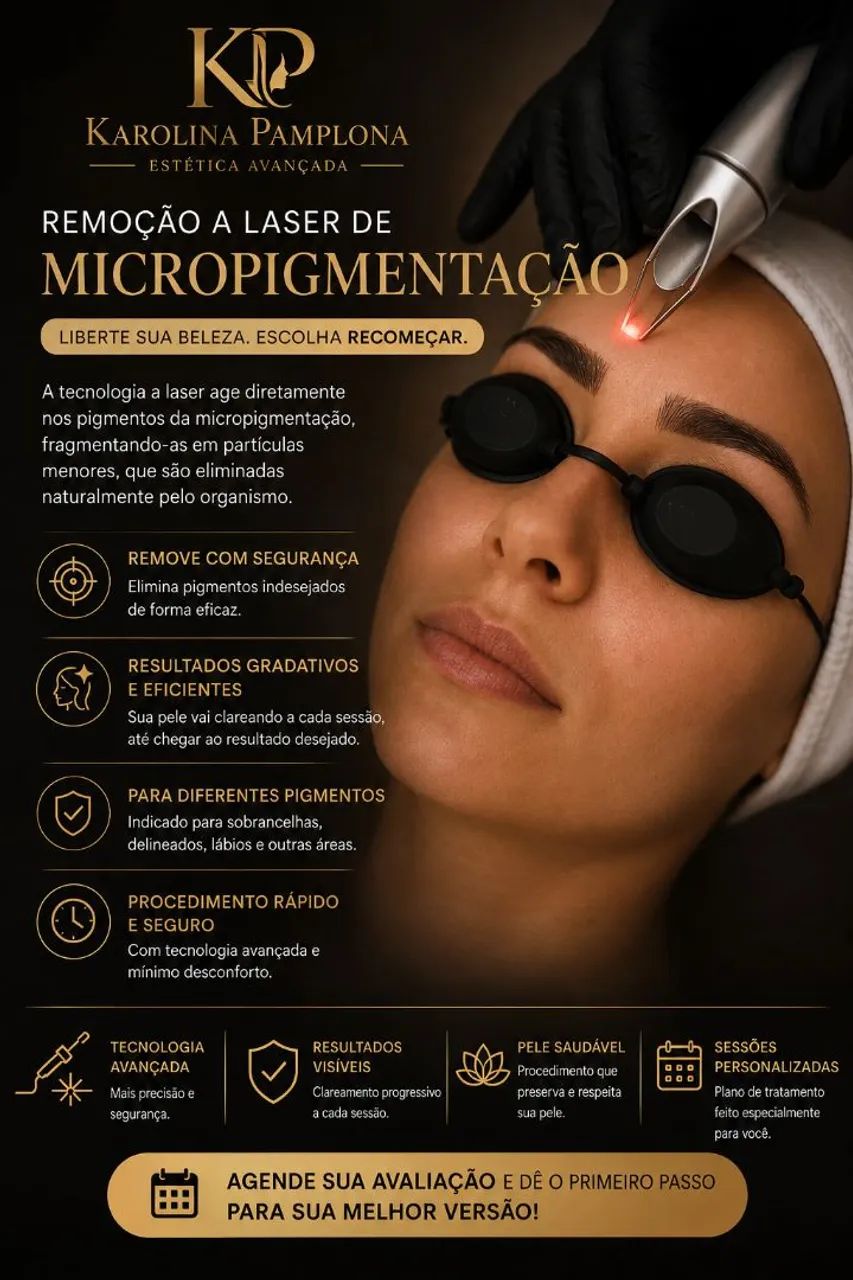 Remoção de Micropigmentação/Sobrancelhas 