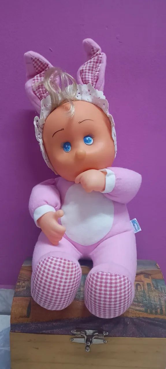 Boneca Coelhinha Multibrink anos 2000