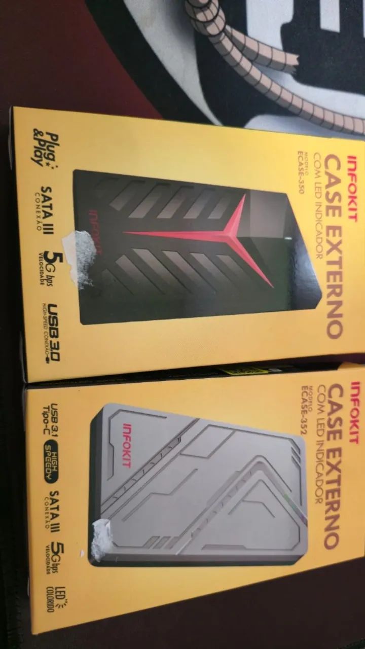 Case HD Usb 3.0 Externo para Hds de Notebook Infokit - Foto 5