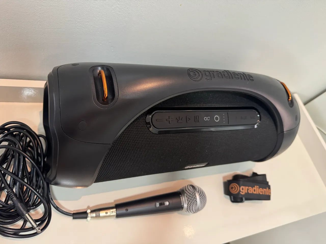 Gradiente Boombox com microfone  - Foto 2