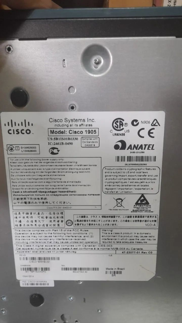 Roteador Cisco 1900 Series - Foto 3