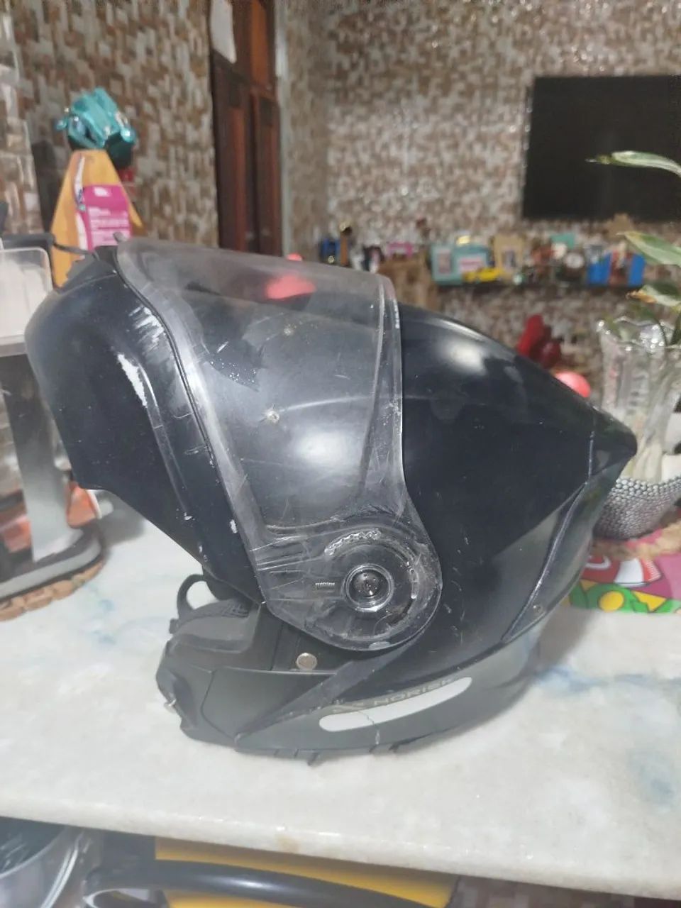 Capacete Norisk Com óculos e escamoteável - Foto 3