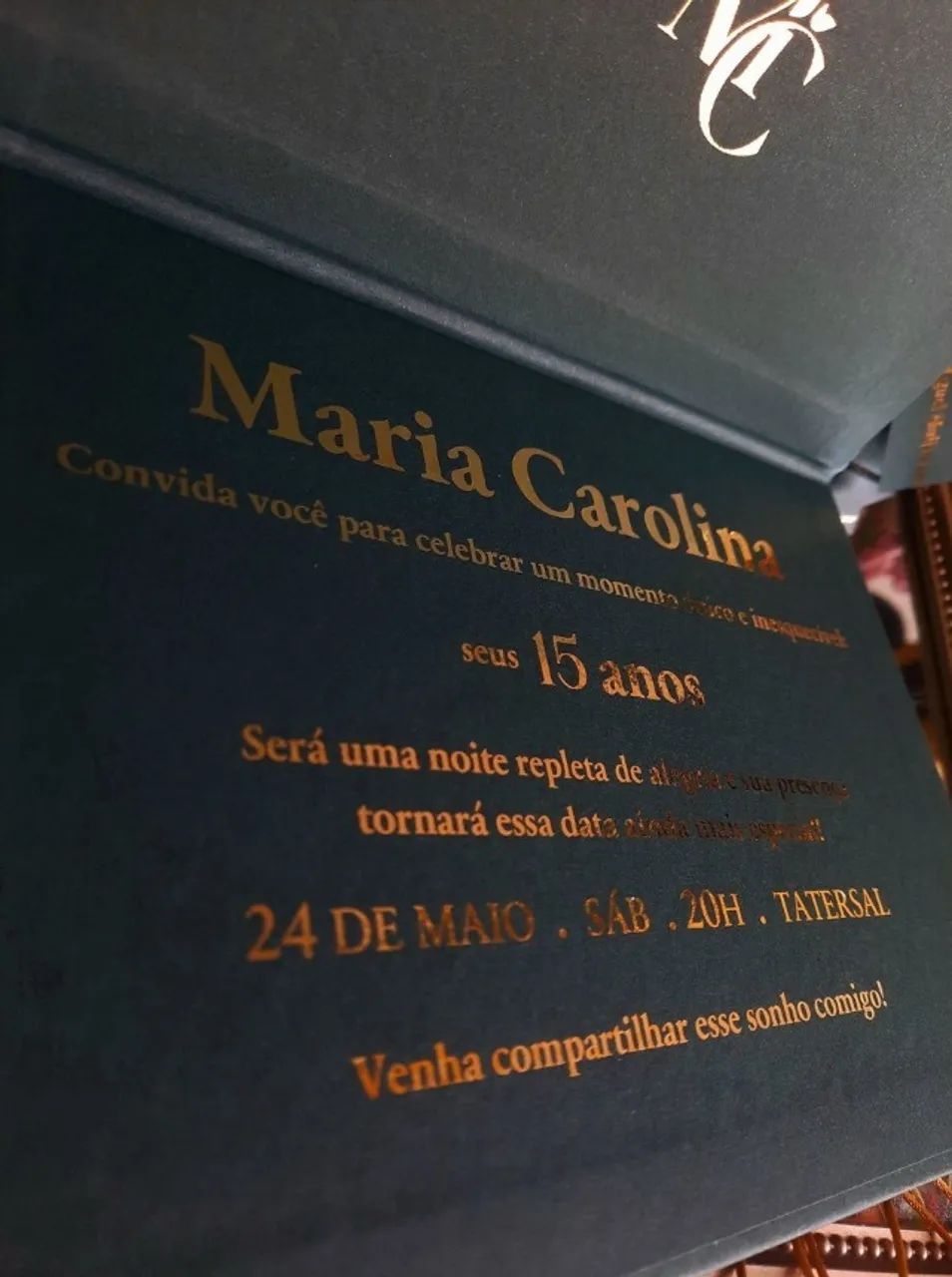 Convite de 15 anos em capa dura - Foto 3