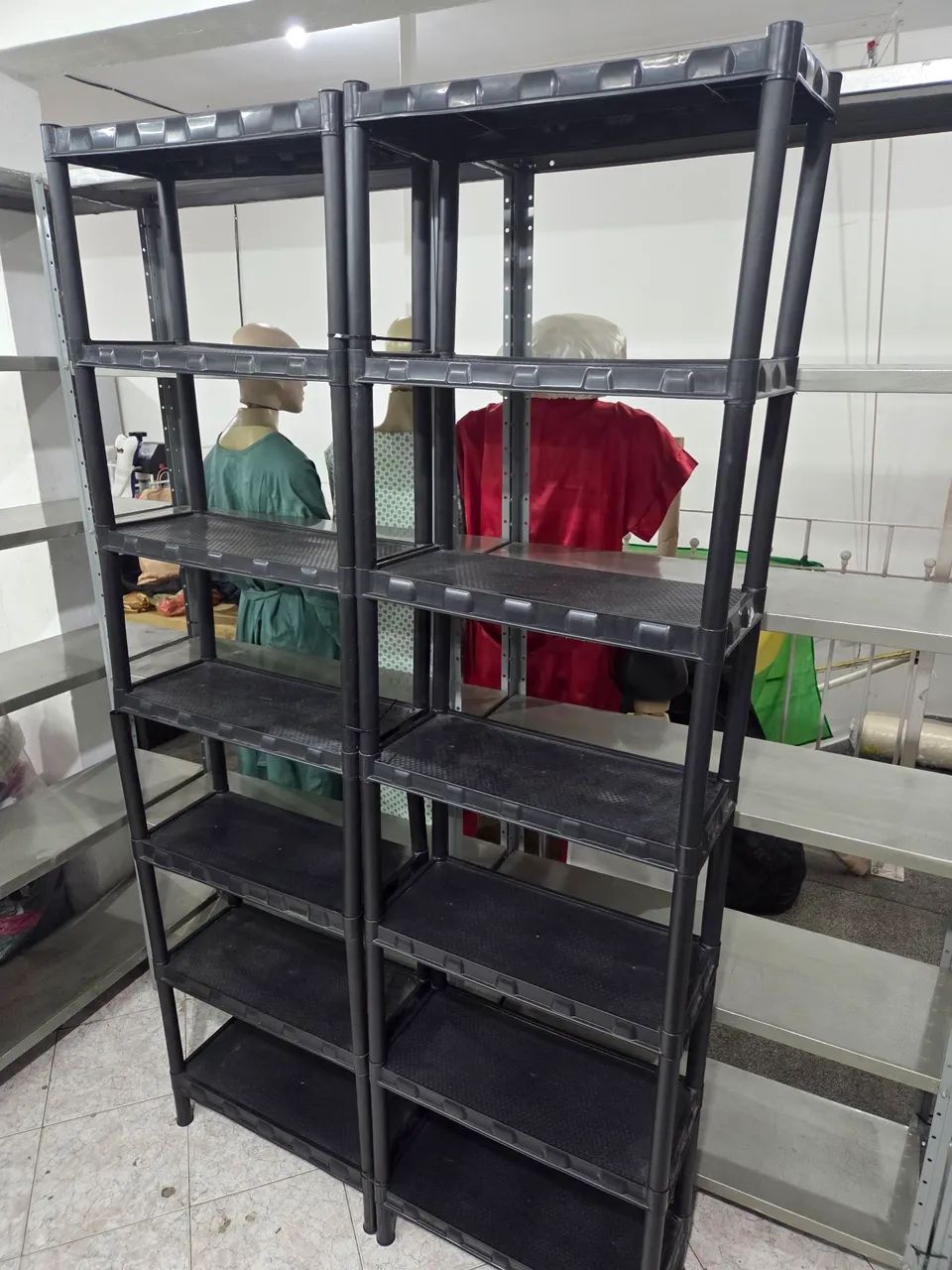 2 estsntes plastico modular com 7 prateleiras - Foto 2