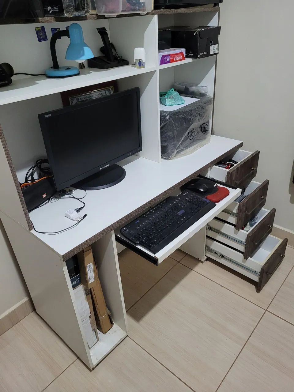 Escrivaninha  PC Rack - Foto 4