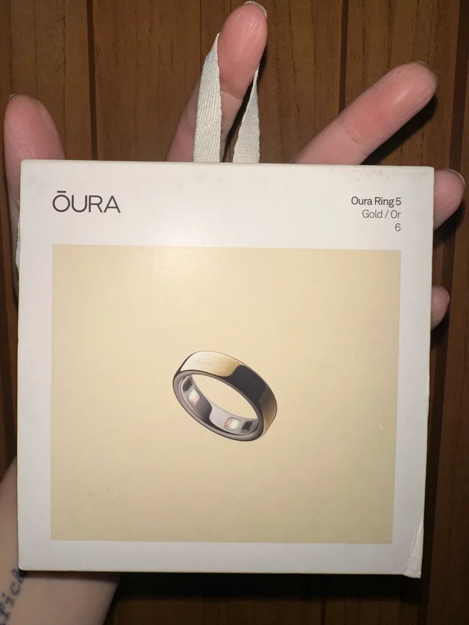 Oura ring 5 - Gold, tamanho 6 - Foto 3