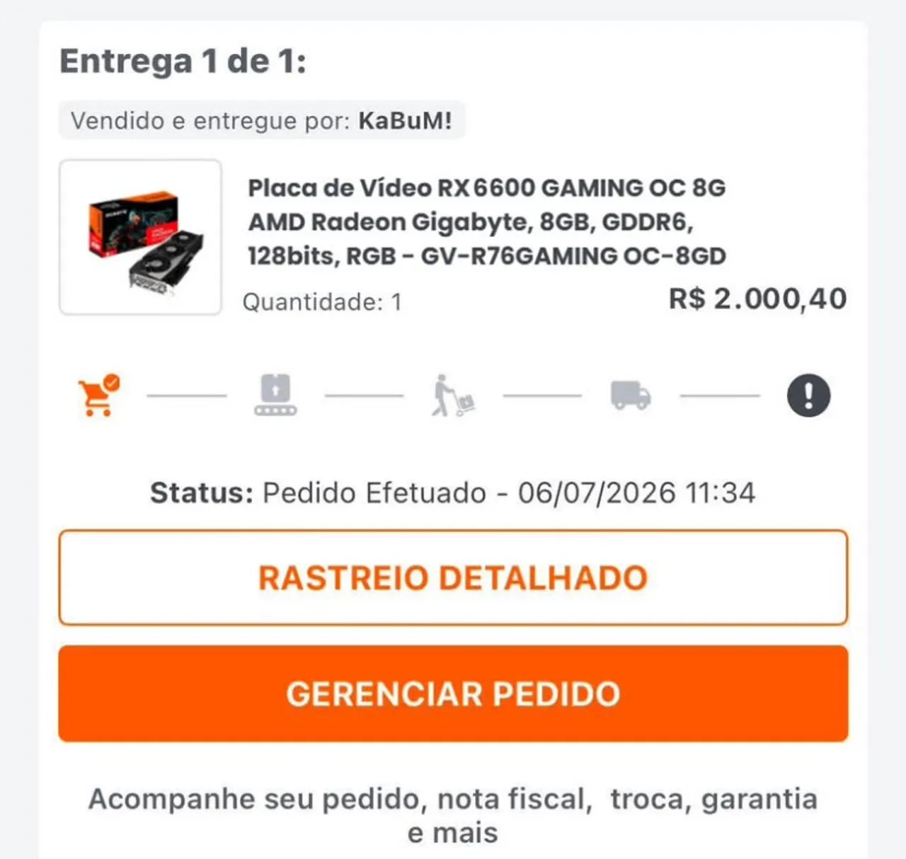 RX6600 8gb triple fan (NOVA!!!) - Foto 4