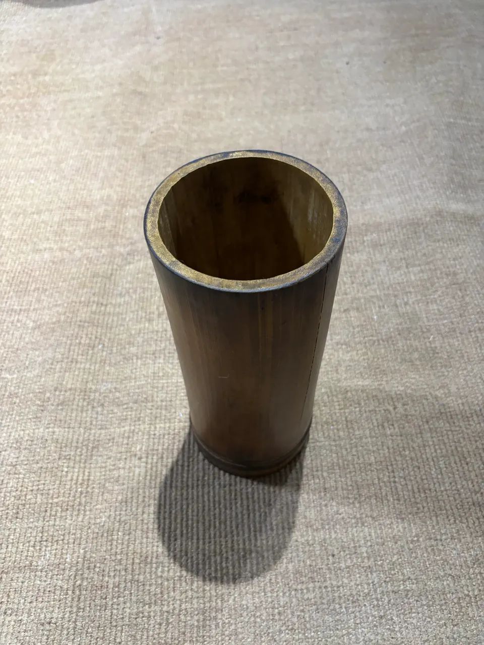vaso de bambu envernizado  - Foto 2