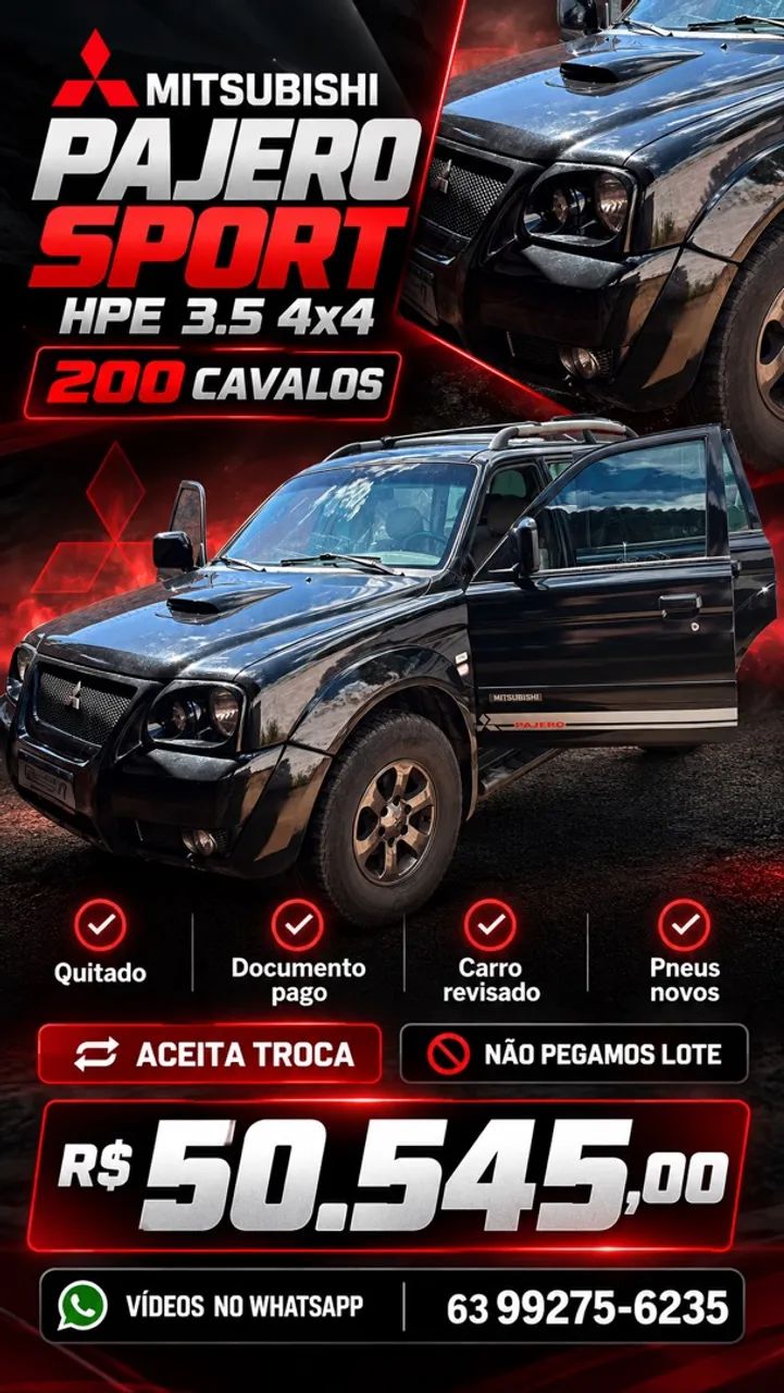 Mitsubishi Pajero Pajero Sport HPE 3.5 4x4 200cv Aut. 2009