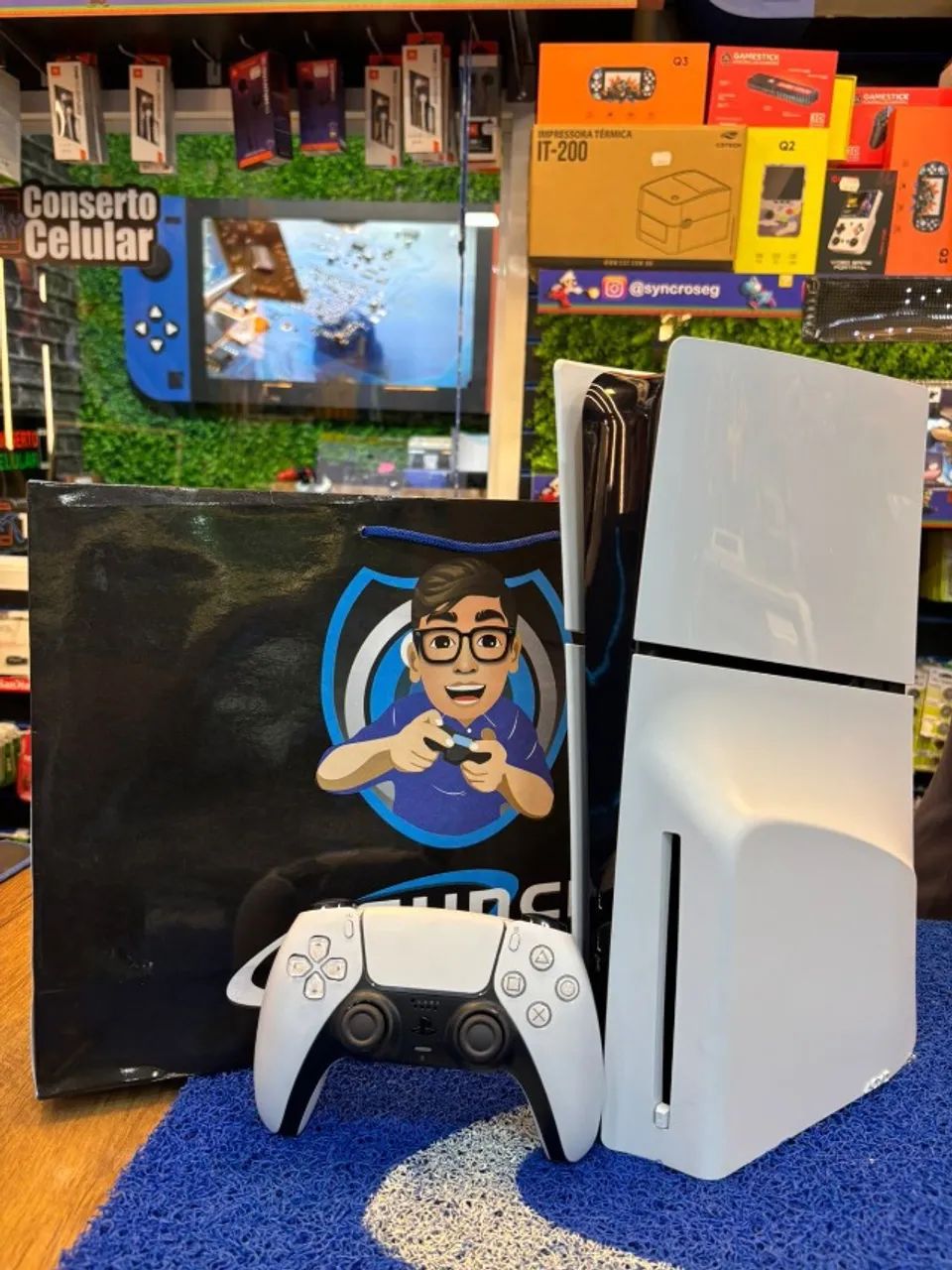 ? PLAYSTATION 5 FAT COM LEITOR + CONTROLE - Foto 5