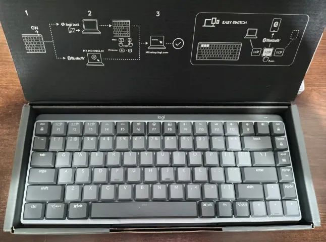 Teclado Logitech MX Mechanical Mini - Pouco Uso - Foto 4
