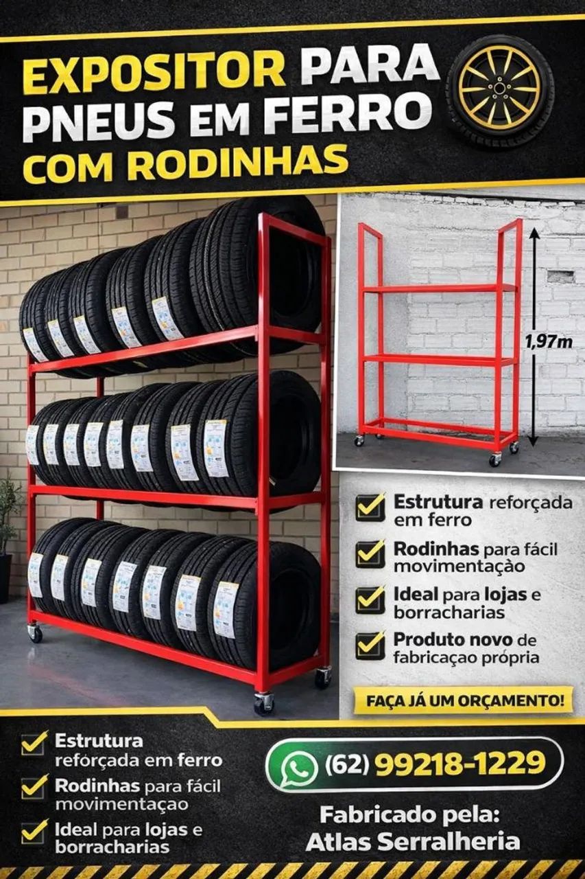 Suporte para pneus 