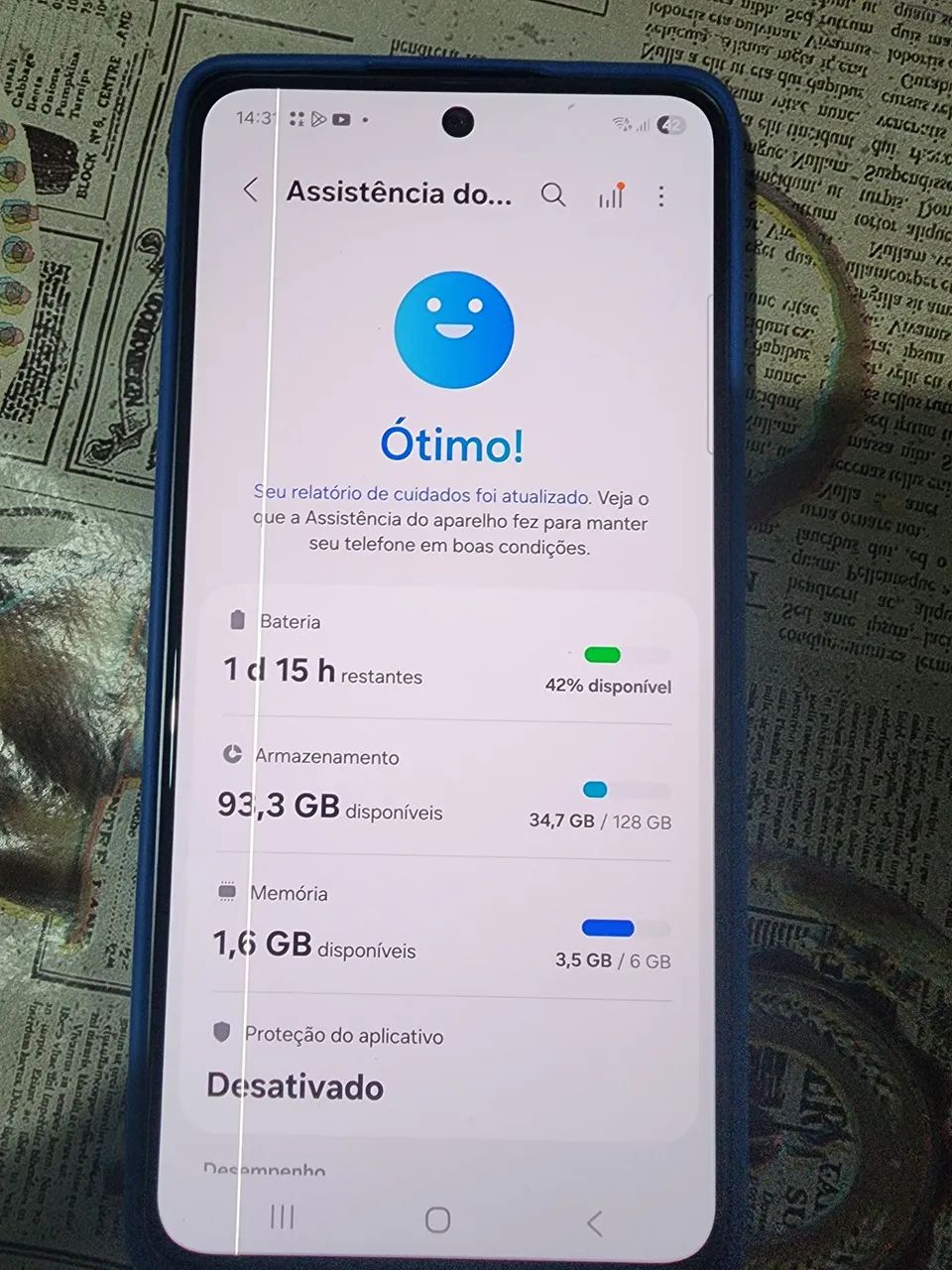 Telefone  na Caixa S21 128 giga