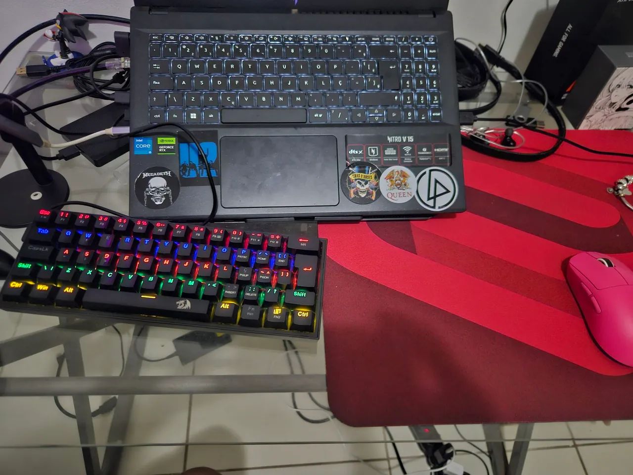 Vendo Periféricos Gamer, Teclado, mouse e Mousepad