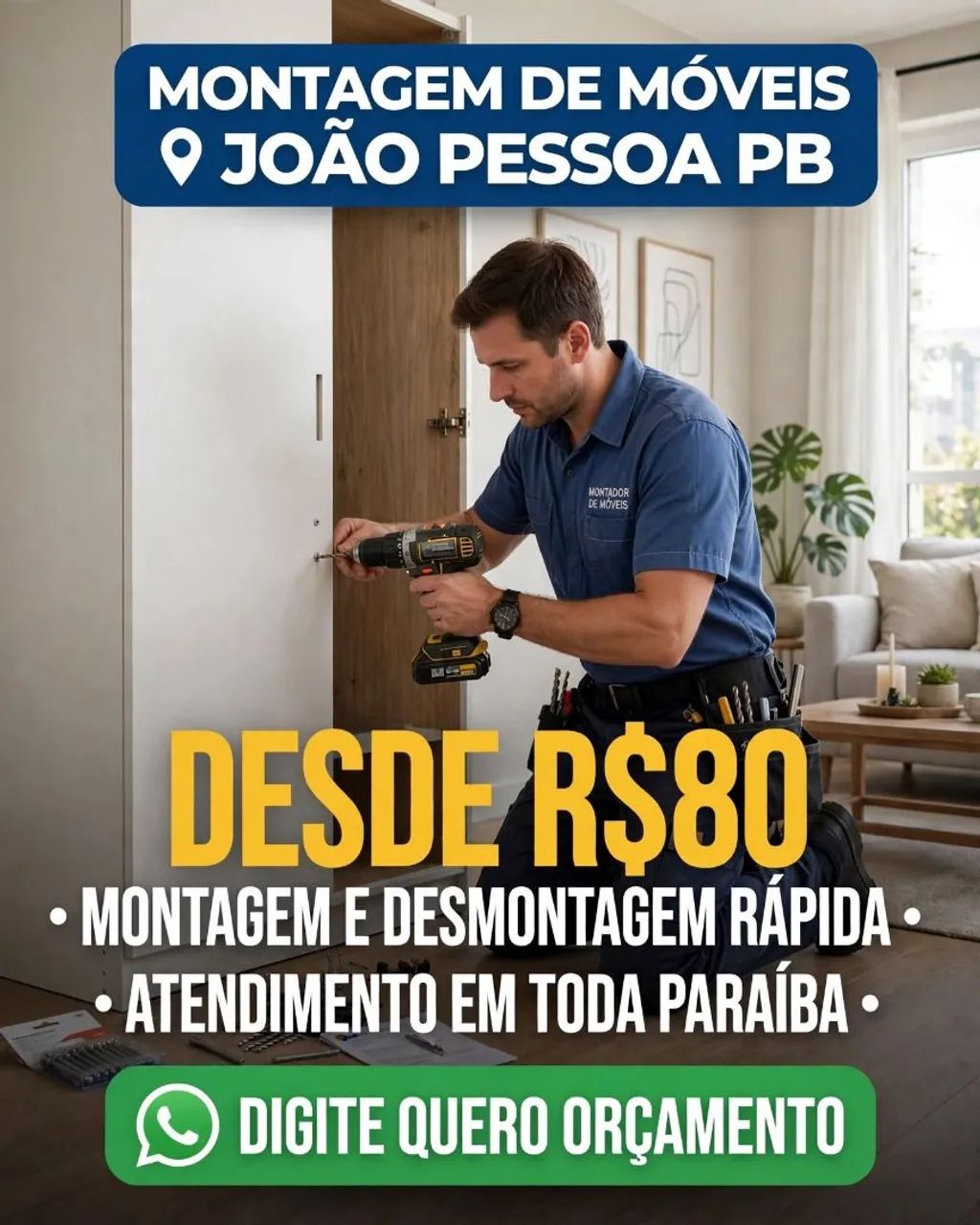 Montagem e desmontagem de móveis 