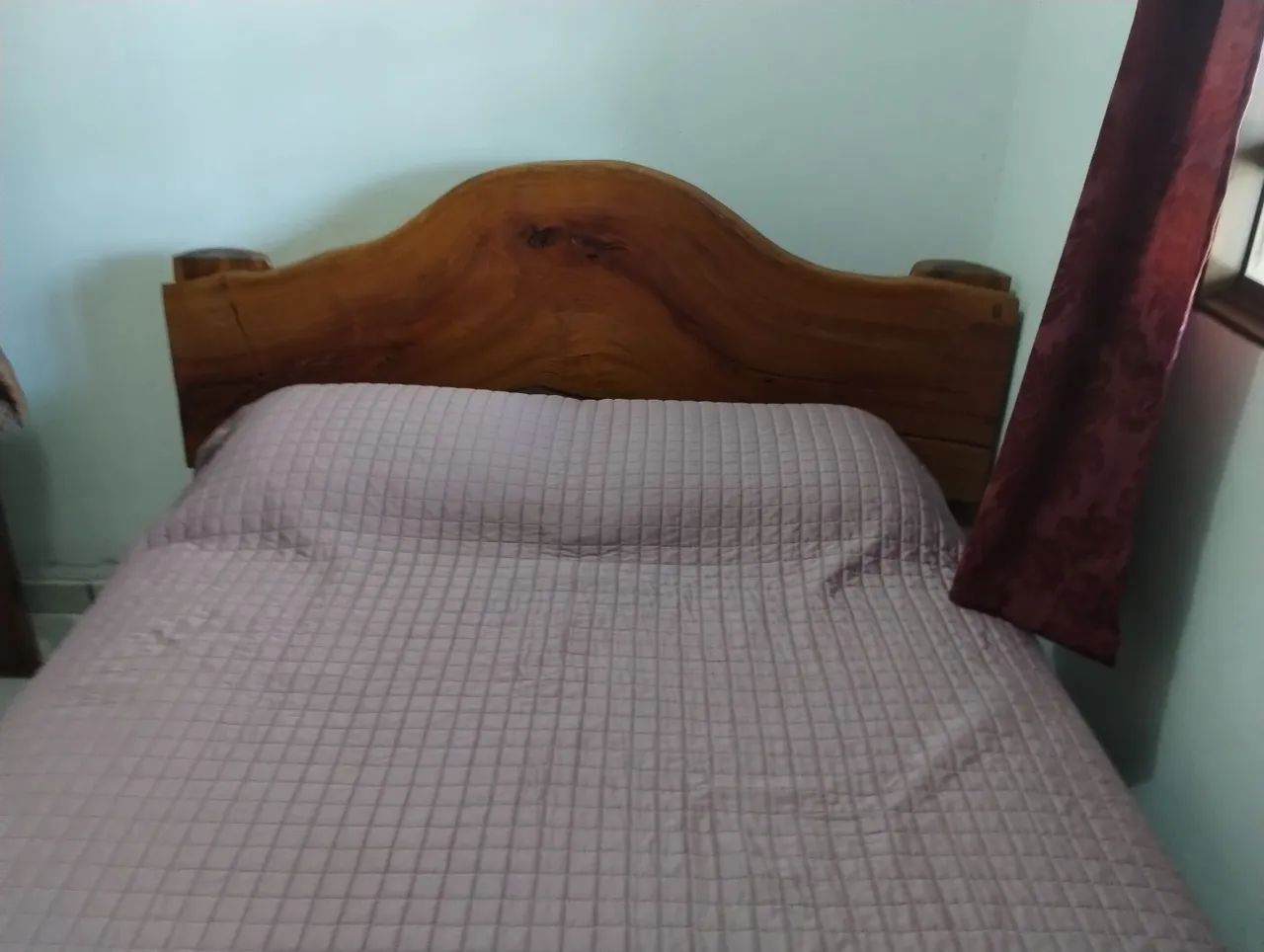 Vende se 4 CAMAS RUSTICAS DE MADEIRA PURA - Foto 5
