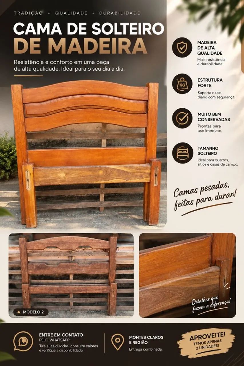 Cama Solteiro 