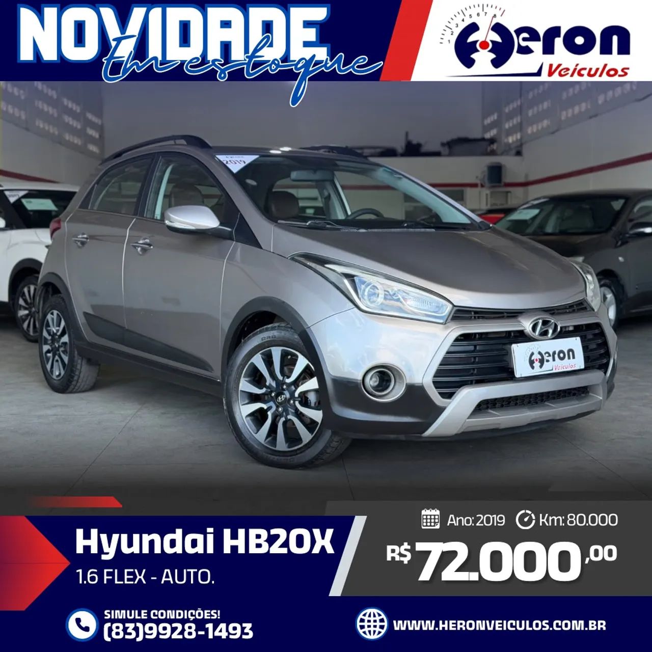 Hyundai Hb20X PREMIUM 1.6 AT FLEX 2019