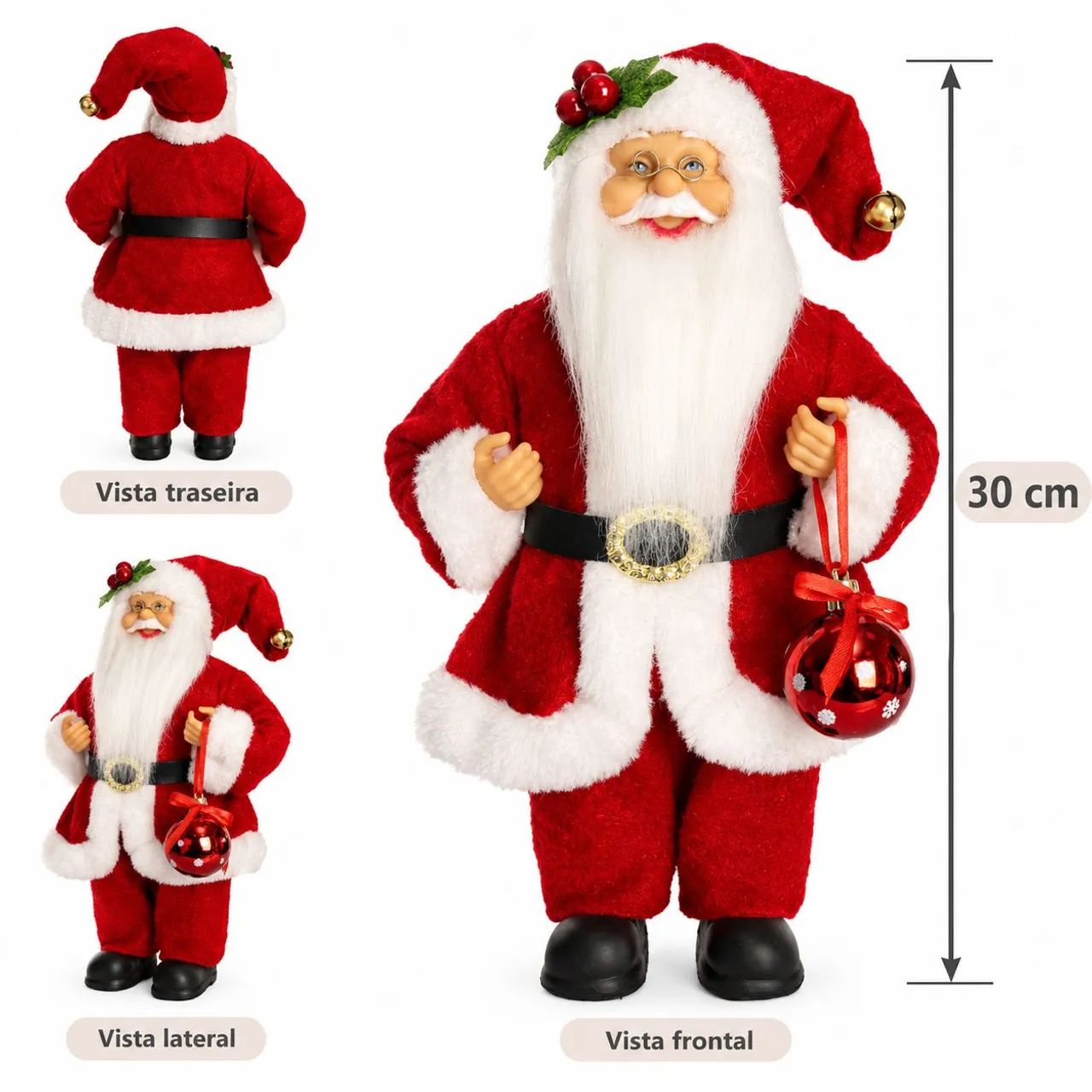 Papai Noel em pé  - Foto 2