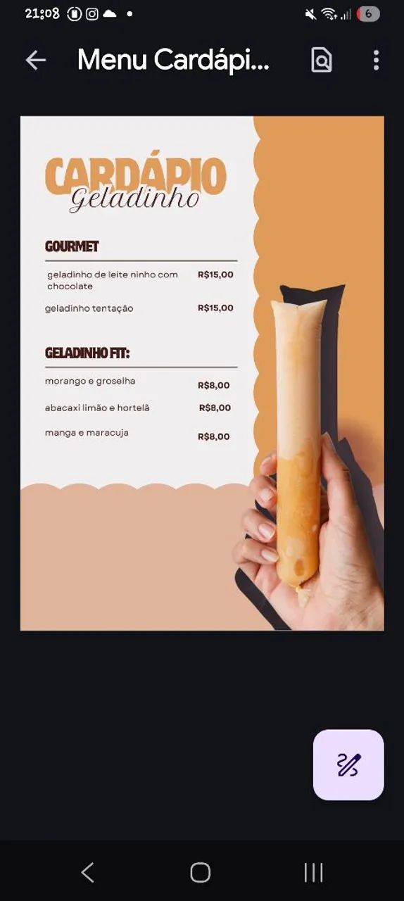 geladinhos fit e gourmet 