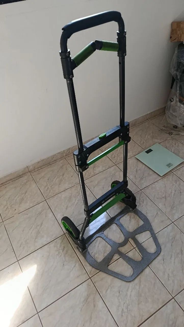 Carrinho de carga de ferro dobrável até 100 kg - Foto 2