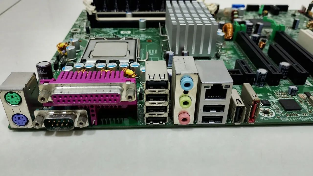 Placa Mãe 775 DDR2 x38 + Memória e processador  - Foto 2