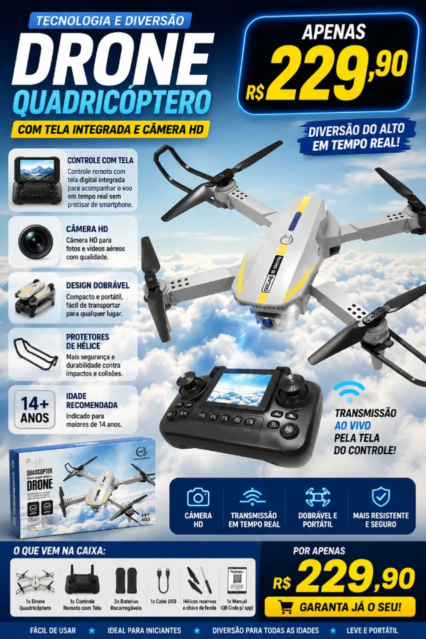 Drone quadricoptero  - Foto 2