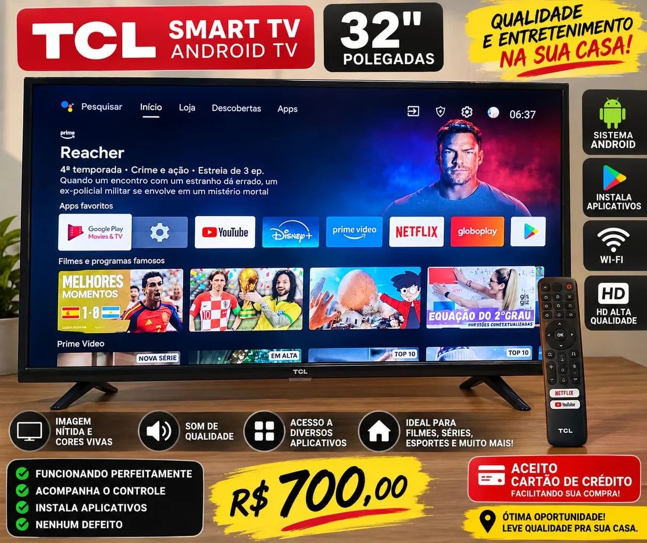 Tv Smart 32" Android 