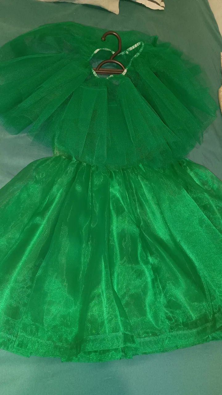 Vestido anágua verde - Foto 3
