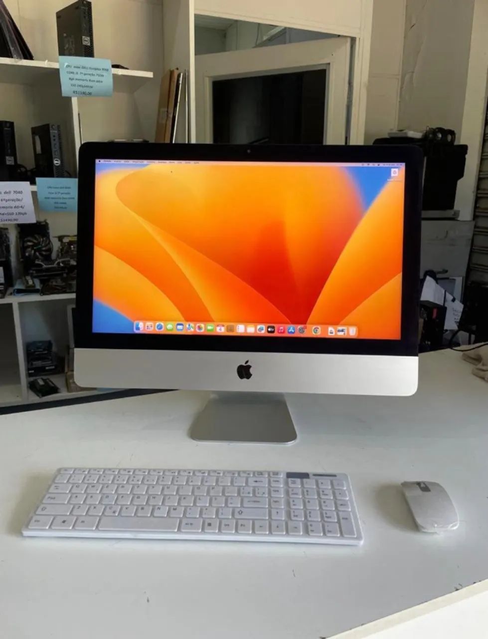 Imac 22 Polegadas intel core I5 2,3Ghz/8gb Memoria RAM/ssd 240gb /( mid 2017) garantia nf - Foto 4