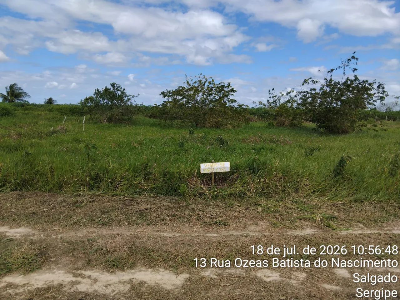 TERRENO EM SALGADO-SE