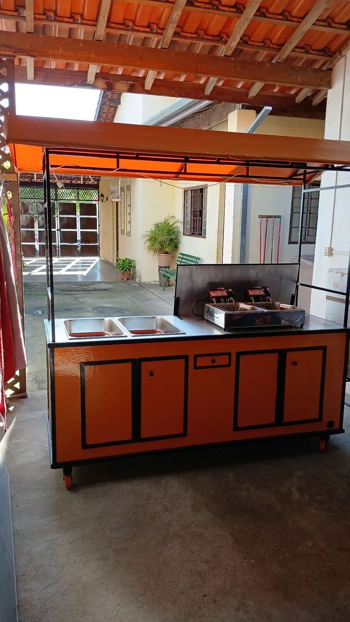 Carrinho de Batatas fritas estilo Marechal Hermes