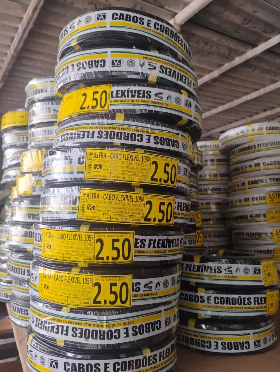 Cabos elétricos 