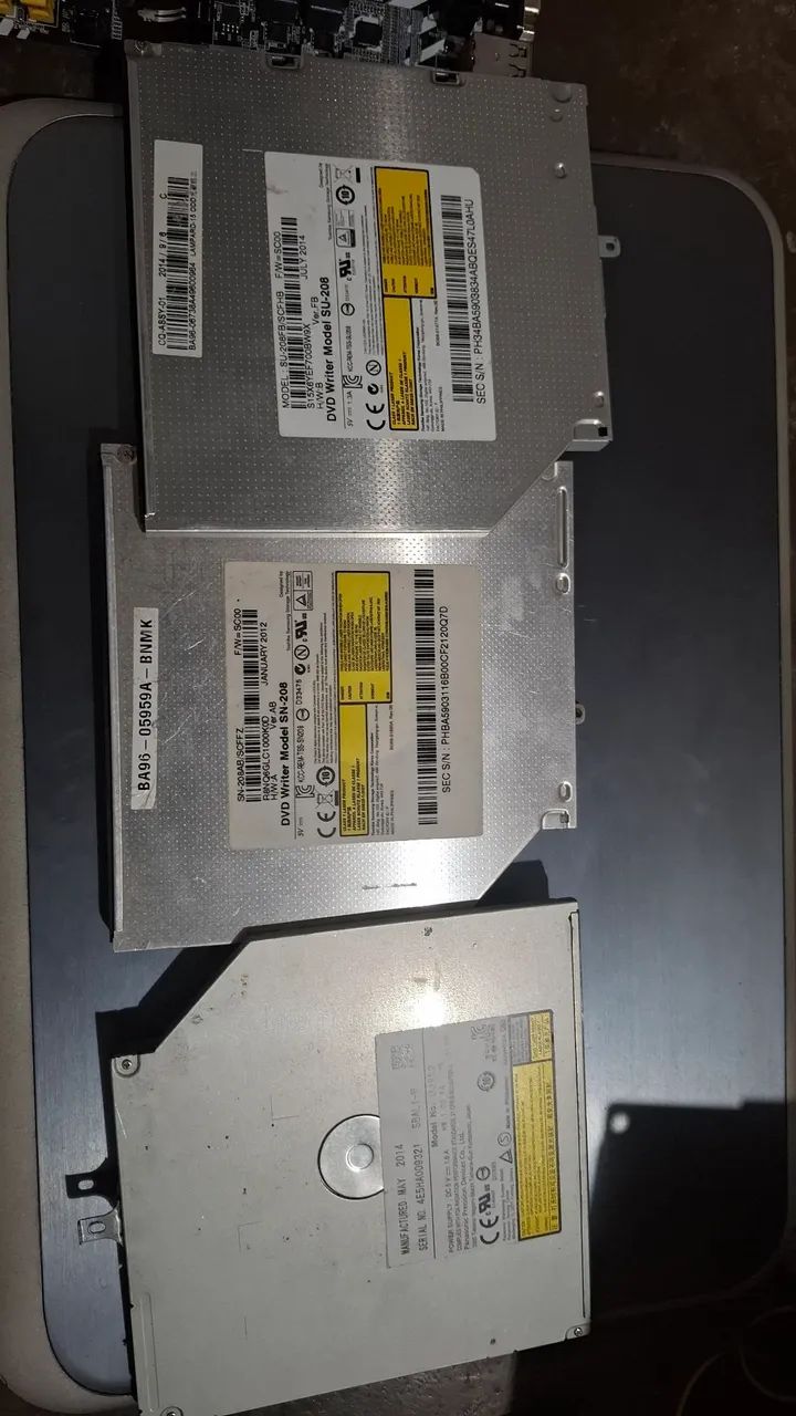 Leitor de DVD notebook 