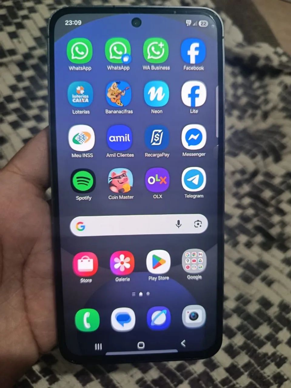 S24 FE 256gb 8gb ram leia bem