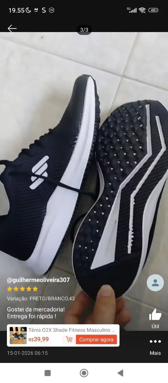 Tênis masculino N°40/Novo - Foto 3