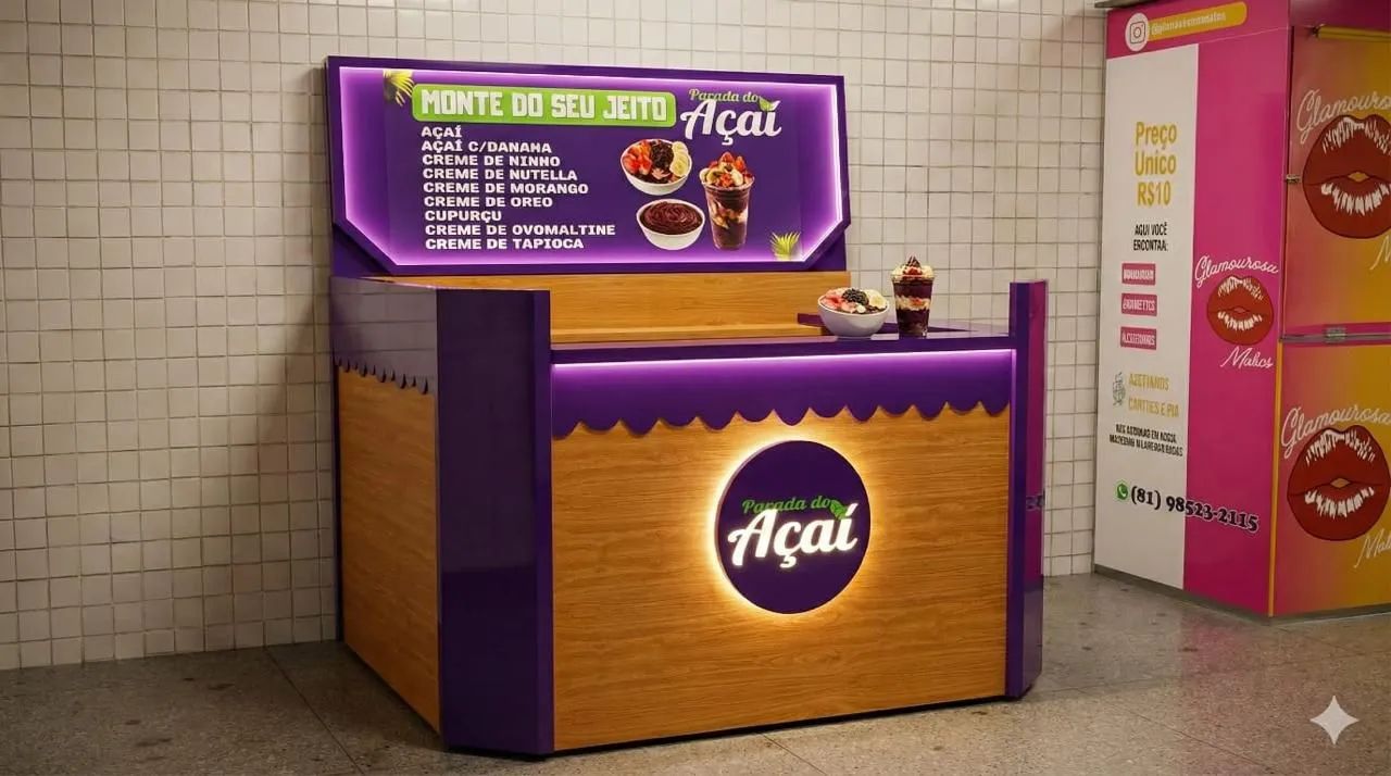 Quiosque de açaí 