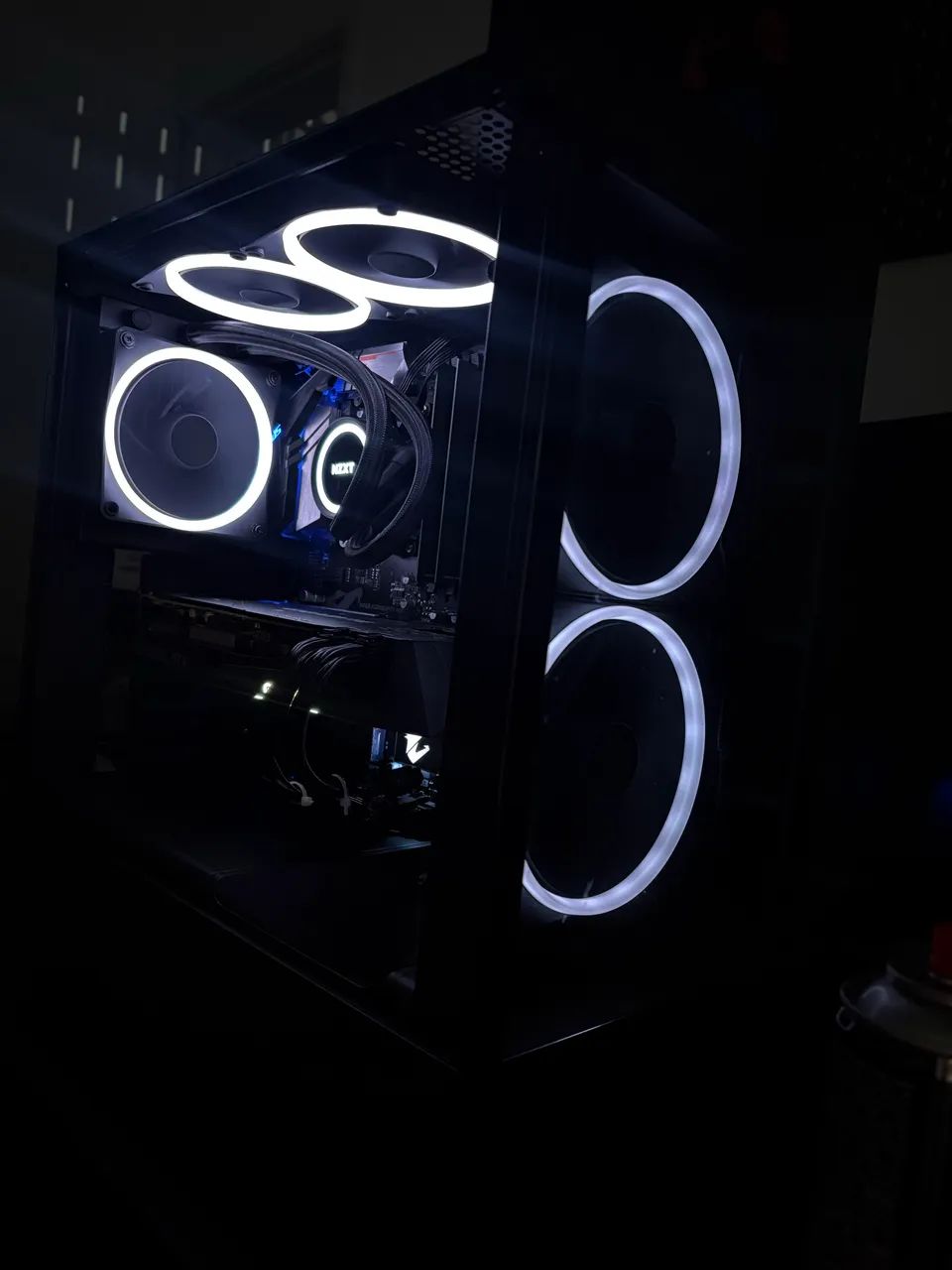 Gabinete + Fans + Water Cooler Nzxt