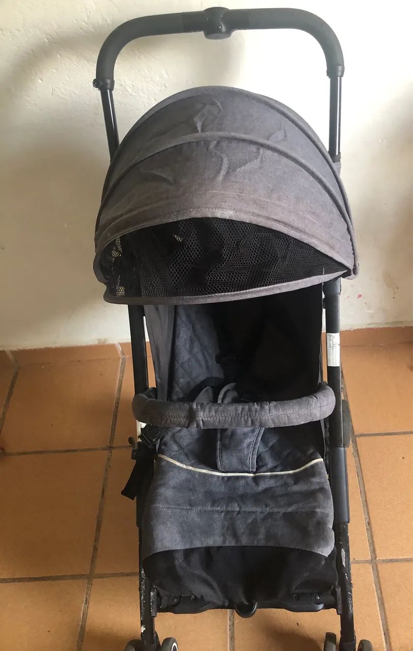 Carrinho de Bebê Cinza ? Em Perfeito Estado! - Foto 2