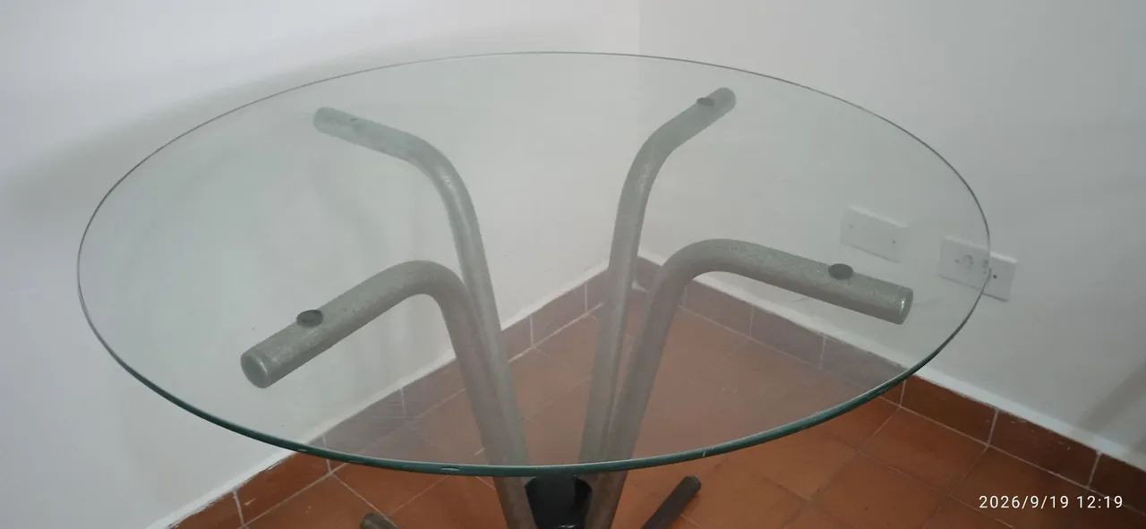 Vidro para mesa redonda 