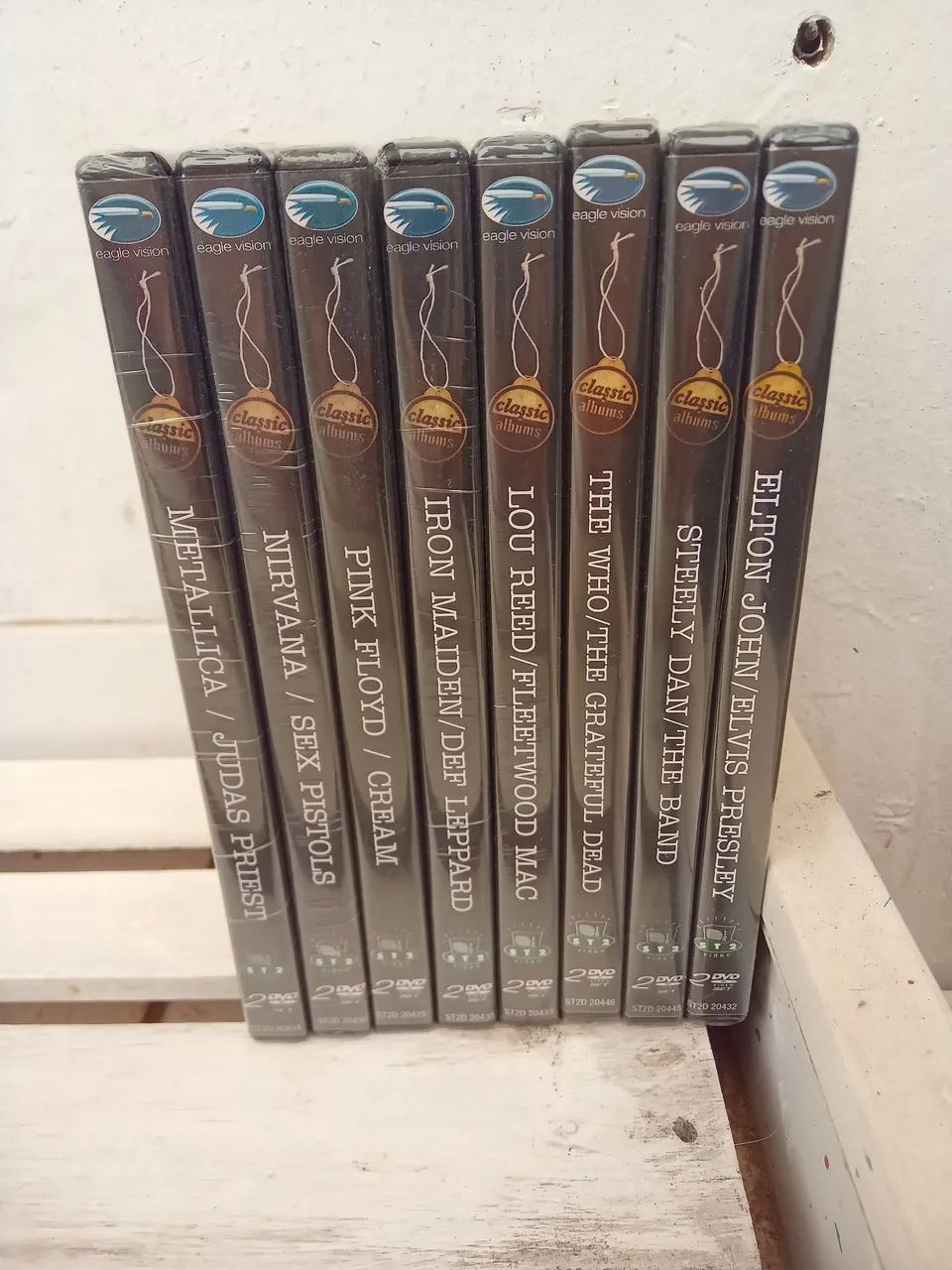 8 DVD duplos lacrados Classic Albums Iron Metallica Judas Cream
