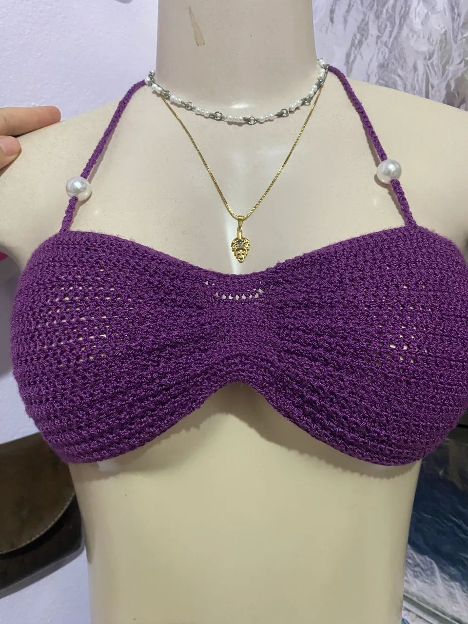 Cropped de crochet  - Foto 2