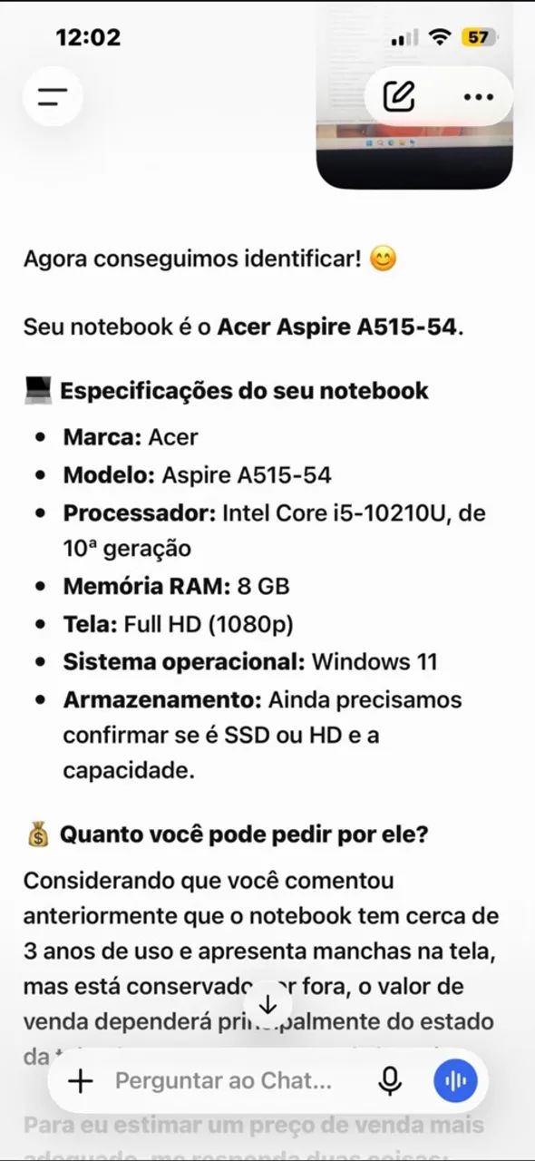 Notebook ACER core i5 - Foto 4