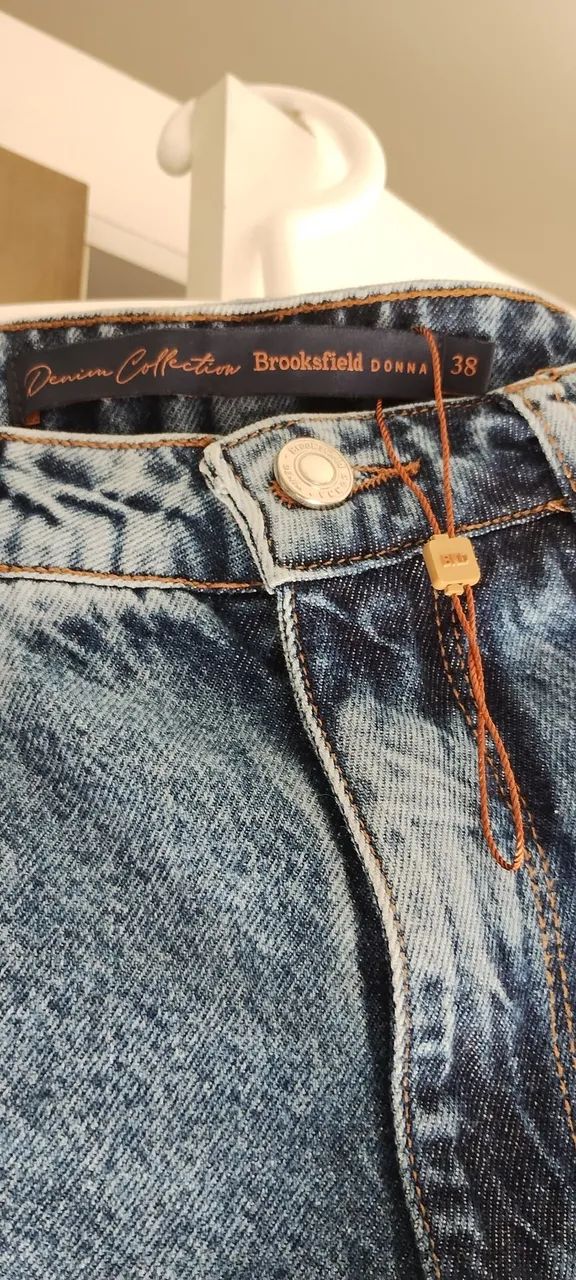 Calça jeans Crooped Brooksfield Donna Tam. 38 semi nova - Foto 5