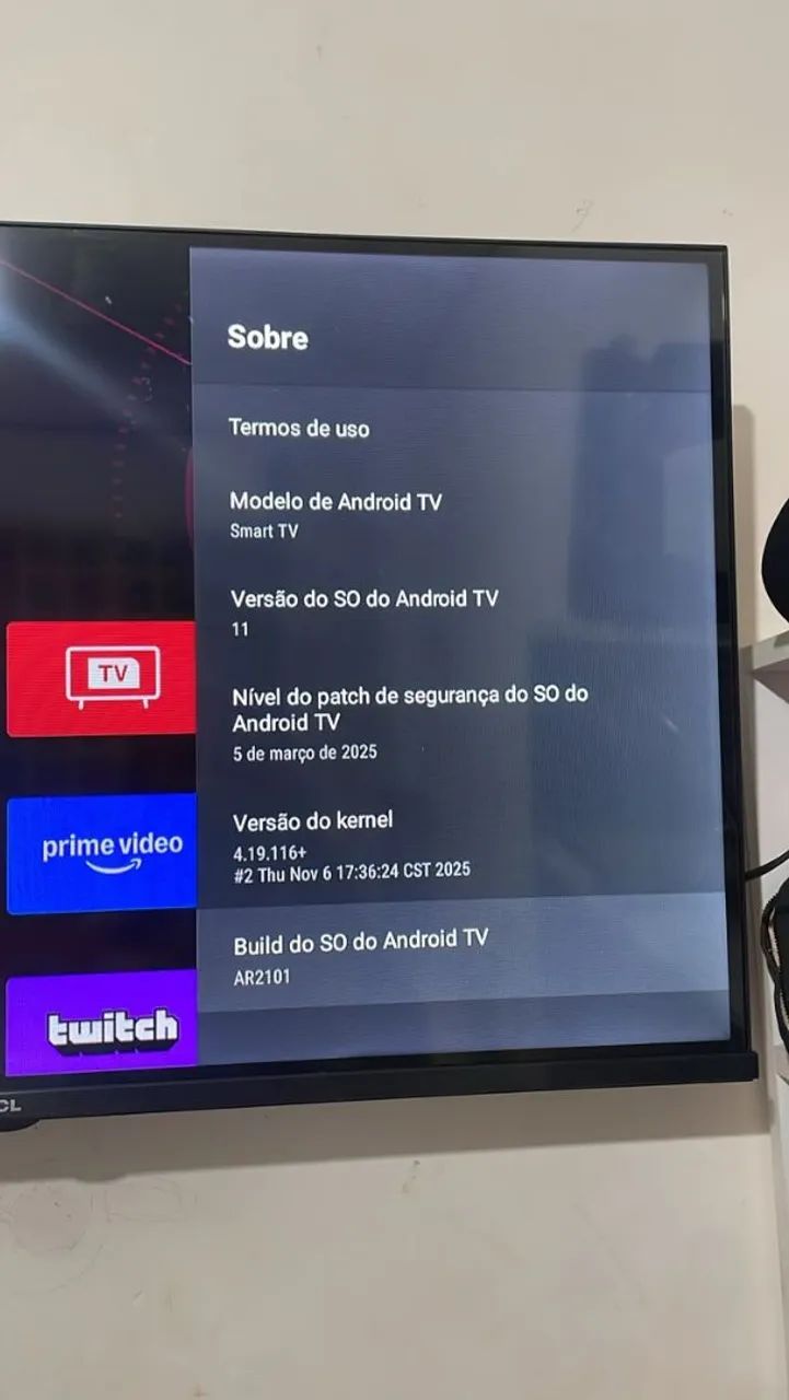 TV TCL smart  32polegadas