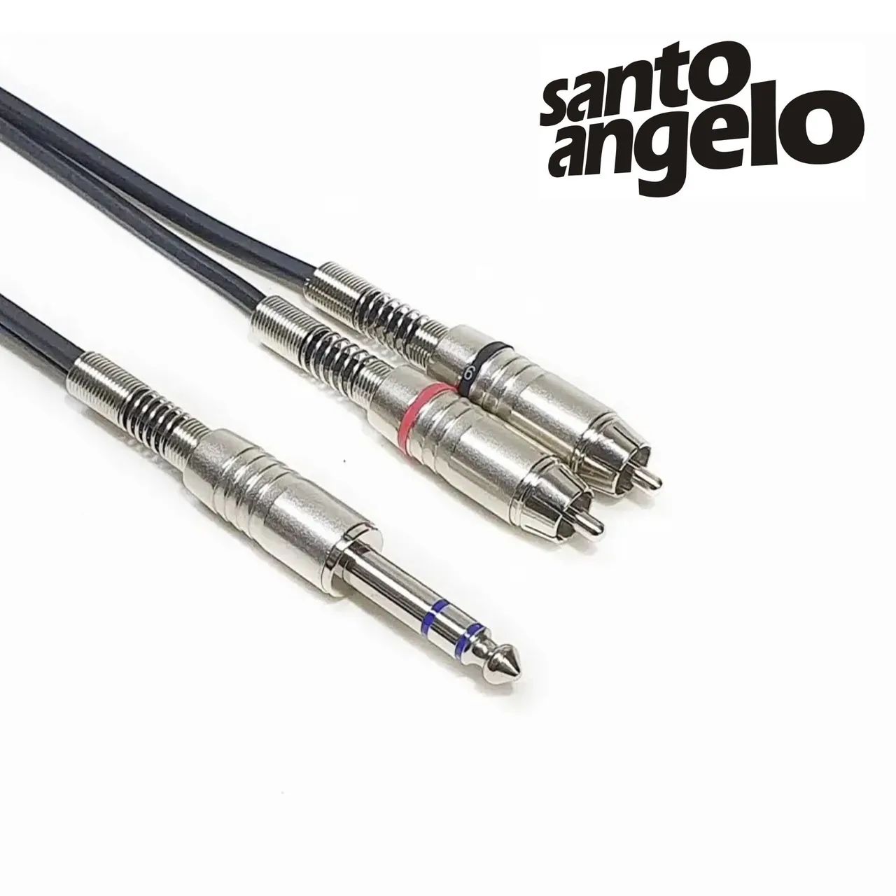 Cabo Y P10 Estéreo Para 2 Rca Santo Ângelo 1 MT