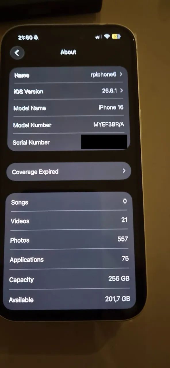 Apple Iphone 16 256GB Branco  - Foto 2