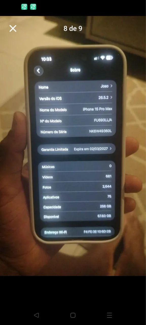 iPhone 15 Pro Max estado de novo - Foto 3